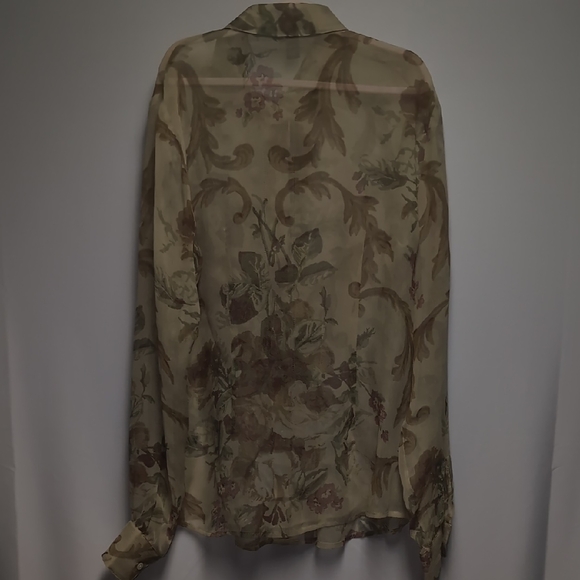 Ralph Lauren Floral Silk Blouse - Picture 6 of 6